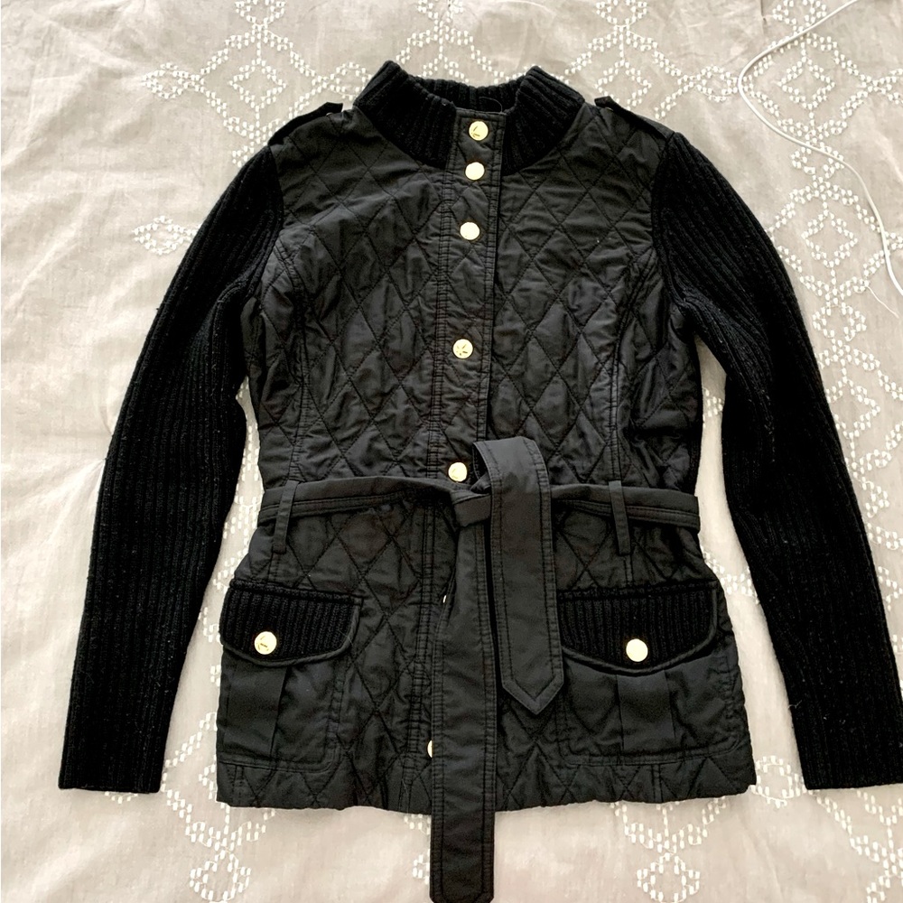 BANANA REP Italian warm sweater jacket EUC